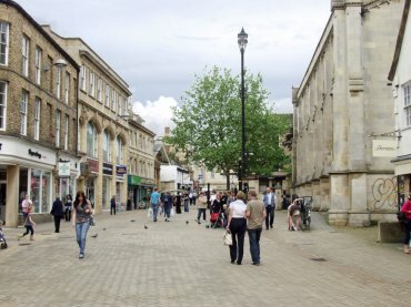 High Street, Stamford, Lincolnshire, England