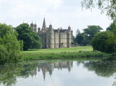 The south-west view, Burghley House, Stamford, Lincolnshire, England