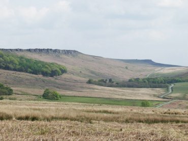 Scene showing Stannage Edge, Debyshire Peak District, England