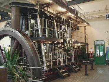 Photograph of Steam Pumping Engine 'Marshall' in the Museum of Power at Langford, Maldon, Essex, England
