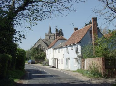 View of Church End, Stebbing, Essex,  England