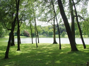 View of Stourhead, Stourton, Warminster, Wiltshire (Wilts), England