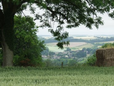Lower Swell from the footpath to Lower Slaughter, Stow-on-the-Wold, Gloucestershire, England
