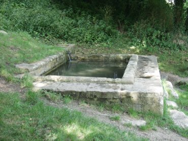 One of the old wells, Stow-on-the-Wold, Gloucestershire, England