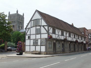 Abbey Row Cottages, Tewkesbury, Gloucestershire, England
