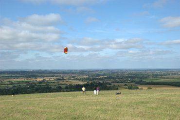 View from White Horse Hill, Uffington, Oxfordshire, England