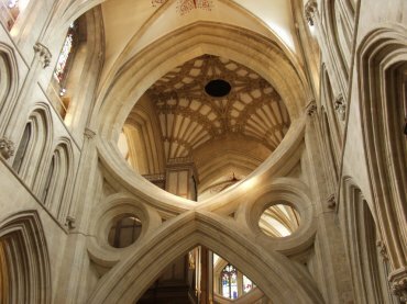 The scissor arches, Wells Cathedral, Somerset, England