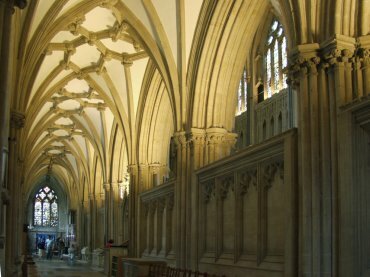 The North Aisle, Wells Cathedral, Somerset, England
