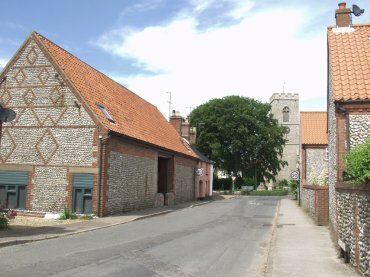 View of Weybourne, Norfolk, England