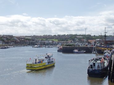 Photograph of Whitby Quay, North Yorkshire, Great Britain