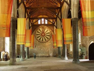 Scene showing the Great Hall, Winchester, Hampshire (Hants), England