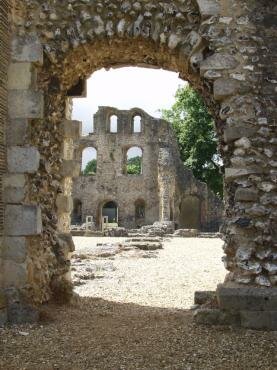 View of Wolvesey Castle, Winchester, Hampshire (Hants), England