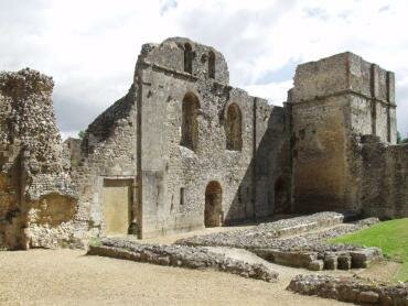View of Wolvesey Castle, Winchester, Hampshire (Hants), England