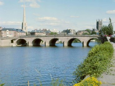 Worcester Bridge, Worcester, Worcestershire, England