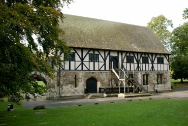 View of the Hospitium, Museum Gardens, North Yorkshire, England