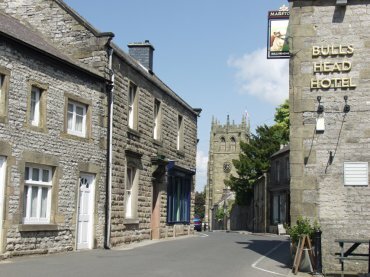 View of the village of Youlgreave, Derbyshire Peak District