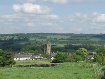Scene showing Youlgreave, Derbyshire Peak District, England