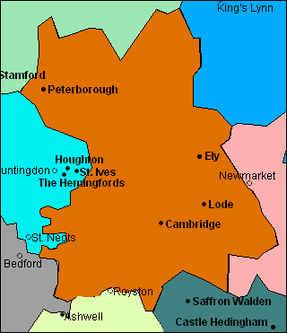 County of Cambridgeshire with scenes, views, pictures, photographs, landscapes, locations and places of interest.
