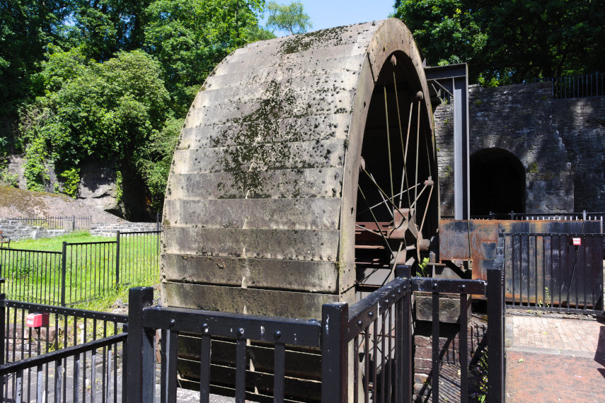 Waterwheel, Aberdulais, Glamorgan