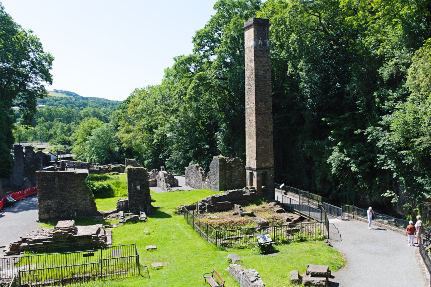 An old Chimney Stack, Aberdulais, Glamorgan