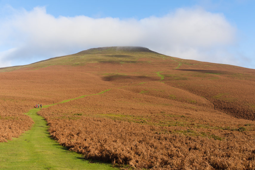 The Sugar Loaf paths, Abergavenny, Monmouthshire