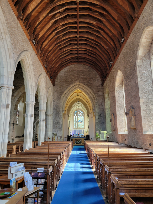 The Nave, St. Mary's Church, Abergavenny, Monmouthshire