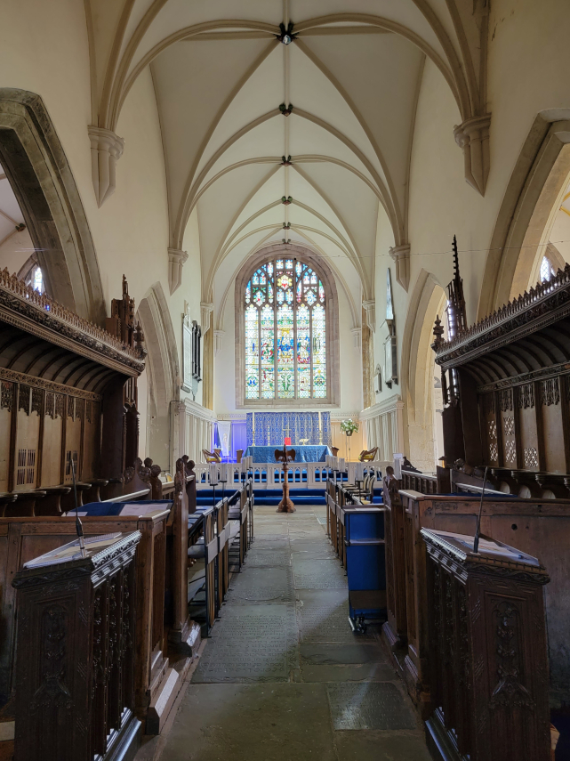 The Quire, St. Mary's Church, Abergavenny, Monmouthshire