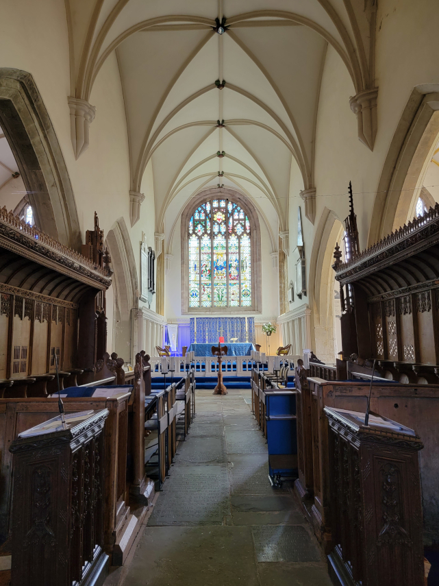 The Quire, St. Mary's Church, Abergavenny, Monmouthshire