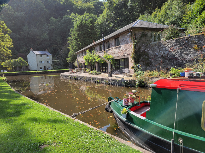The Old Wharf, Brecon and Monmouthshire Canal, Llanfoist, Abergavenny, Monmouthshire