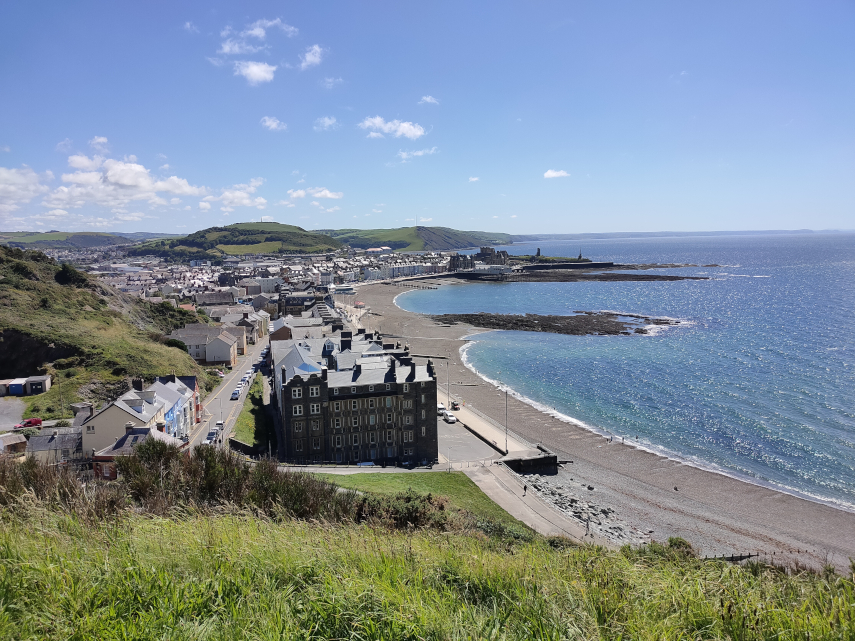 Beach and seafront, Aberystwyth