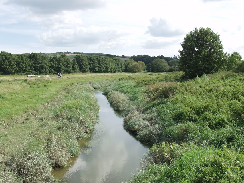 The Cuckmere River, Alfriston, Sussex, England, Great Britain
