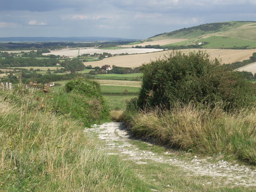 View from the South Downs Way, Sussex, England, Great Britain