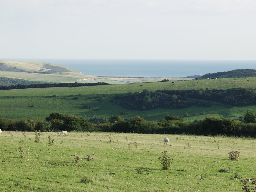 The View towards the Coast, Sussex, England, Great Britain