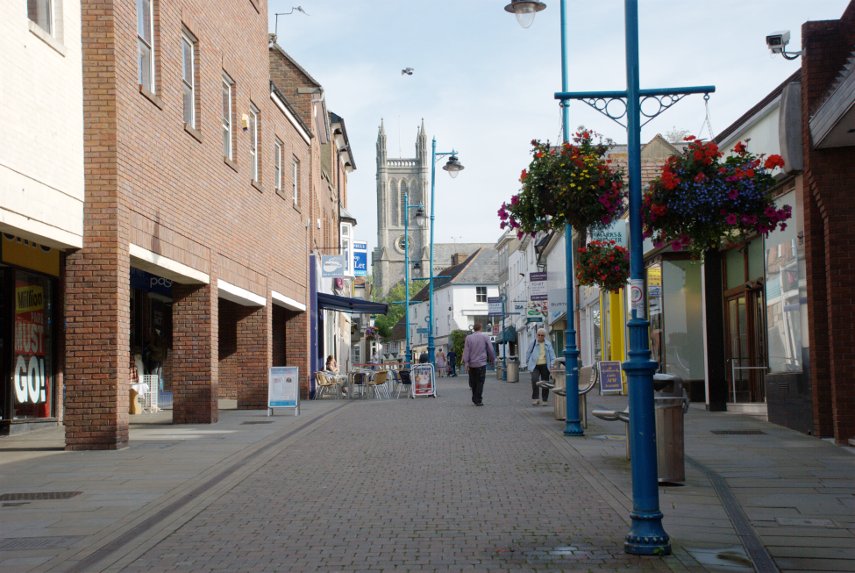 High Street, Andover, Hampshire, England, Great Britain