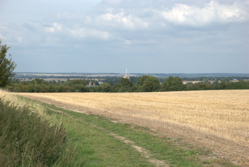 View from Ash Hill, Ashwell, Hertfordshire, England, Great Britain