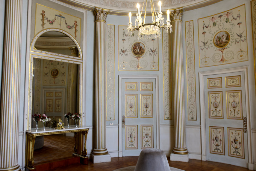 The Circular Boudoir, Attingham Hall, Shrewsbury