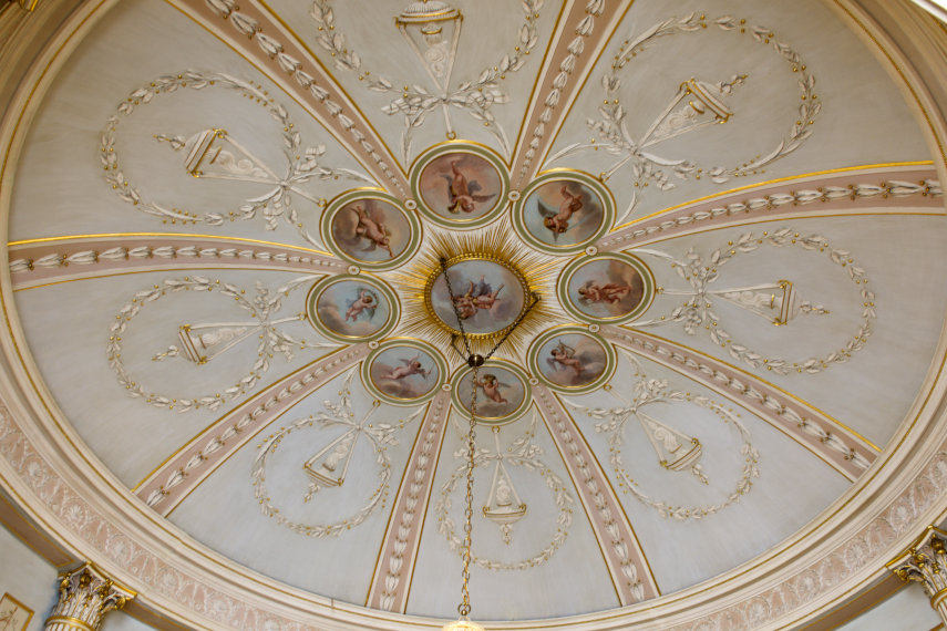 The Boudoir Ceiling, Attingham Hall, Shrewsbury