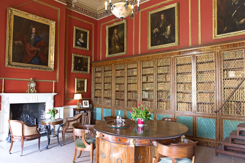 The Library, Attingham Hall, Shrewsbury