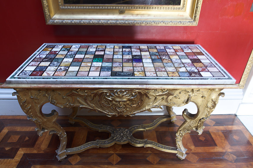 An Inlaid Table, Attingham Hall, Shrewsbury
