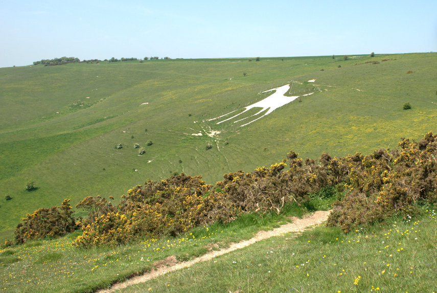 Alton Barnes White Horse, Wiltshire, England, Great Britain