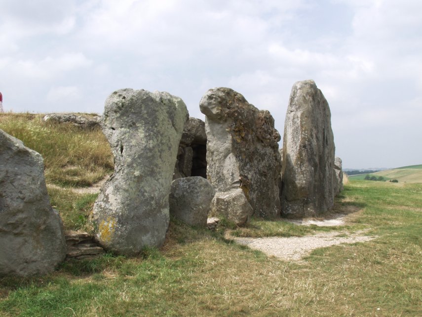 West Kennet Long Barrow, Avebury, Wiltshire, England