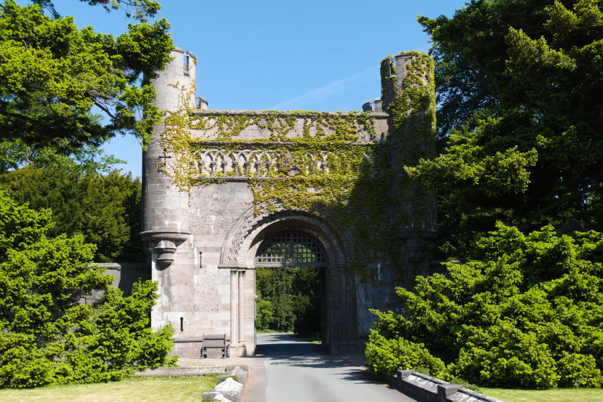 The Gatehouse, Penrhyn Castle, Bangor, Caernarfonshire, Wales, Great Britain