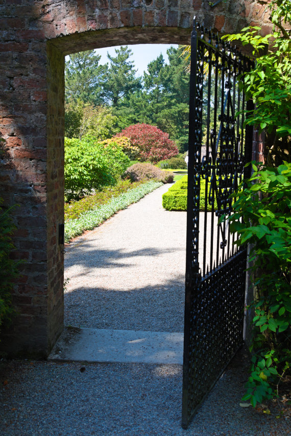 The Garden Entrance, Penrhyn Castle, Bangor, Caernarfonshire, Wales, Great Britain