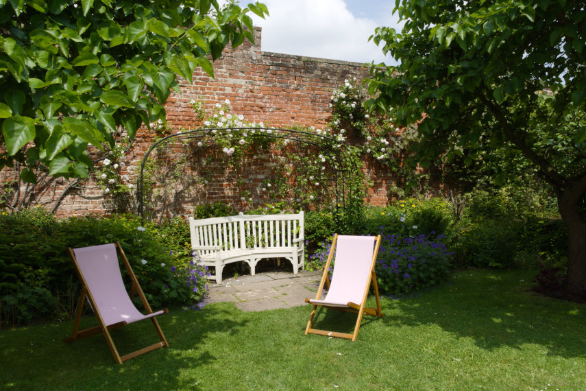 A nice place to sit, The Walled Garden, Berrington Hall, Moreton, Herefordshire