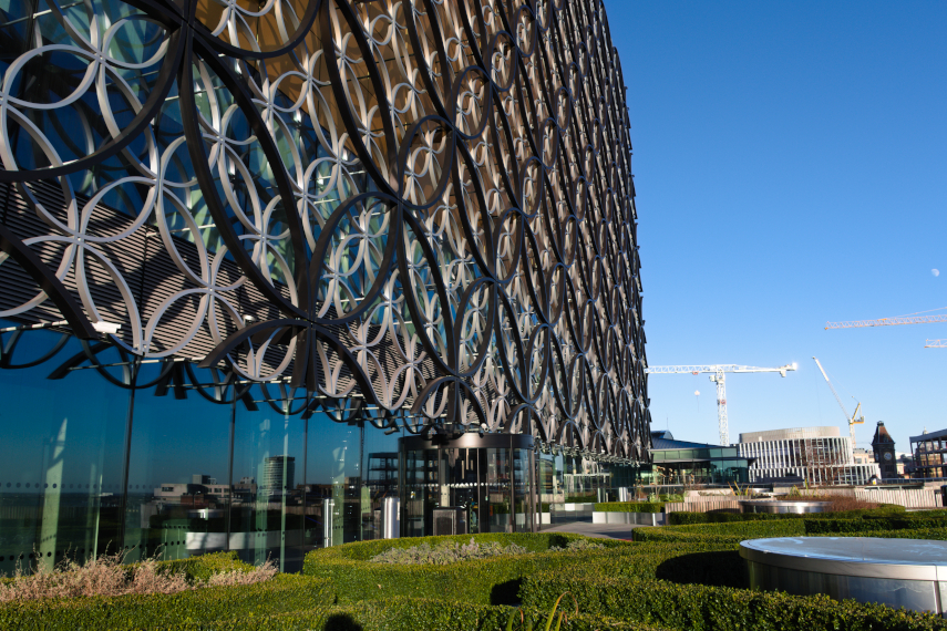 The Discovery Garden Terrace, Public Library, Birmingham, Warwickshire