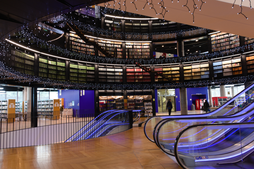 The Public Library interior, Birmingham, Warwickshire