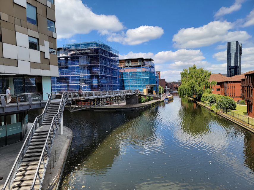 Worcester and Birmingham Canal, Birmingham, Warwickshire