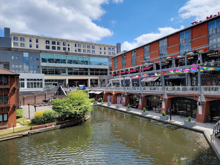 Worcester and Birmingham Canal, Birmingham, Warwickshire
