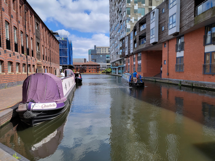 Worcester and Birmingham Canal, Birmingham, Warwickshire