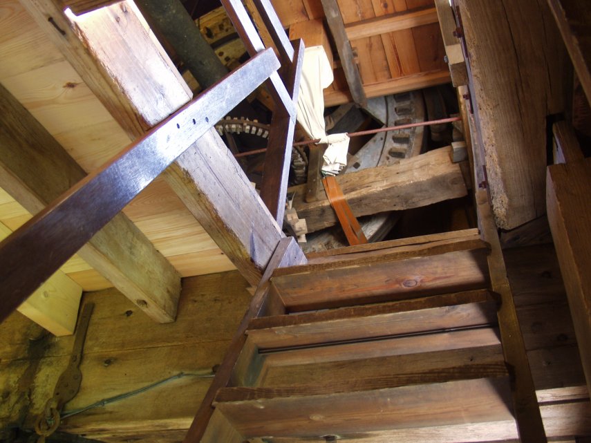 Bocking Windmill Interior, Bocking Churchstreet, Braintree, Essex, England, Great Britain
